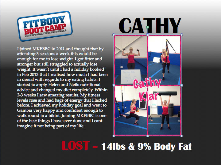 Cathy Before and After